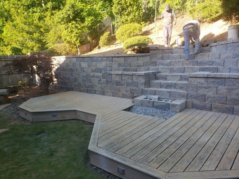 for professional hardscaping Marietta GA calls Morning Dew Landscapes.